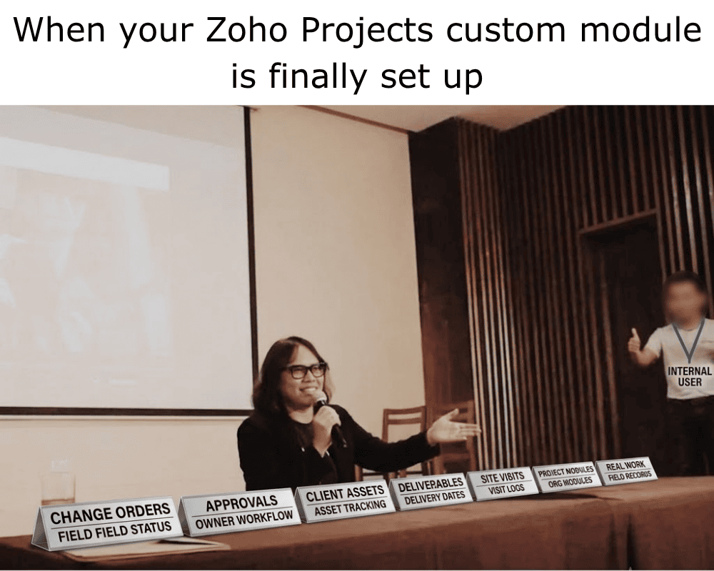 Zoho Projects Custom Modules: Build Project and Organization Modules